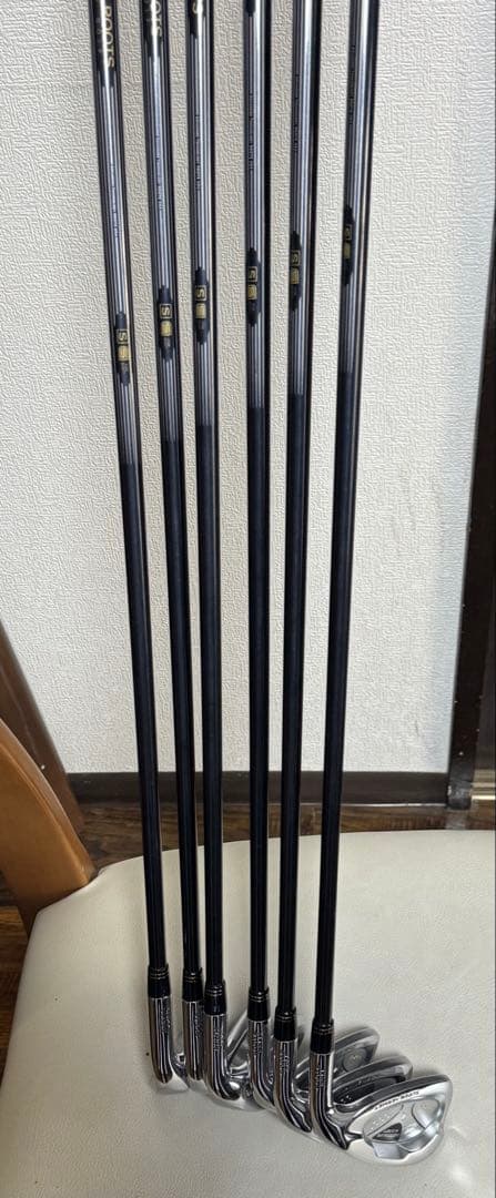 ROOTS GOLF CLICK アイアンセット6本　#5〜P カーボンS