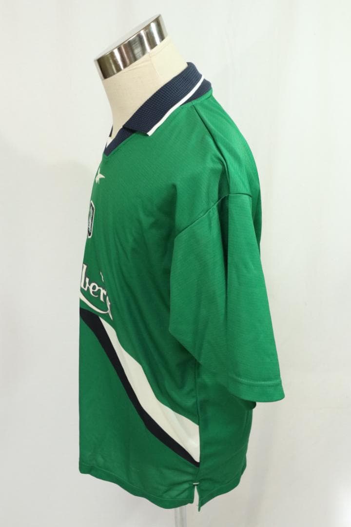 Reebok リバプール Carlsberg サッカーシャツ レア緑■25B36