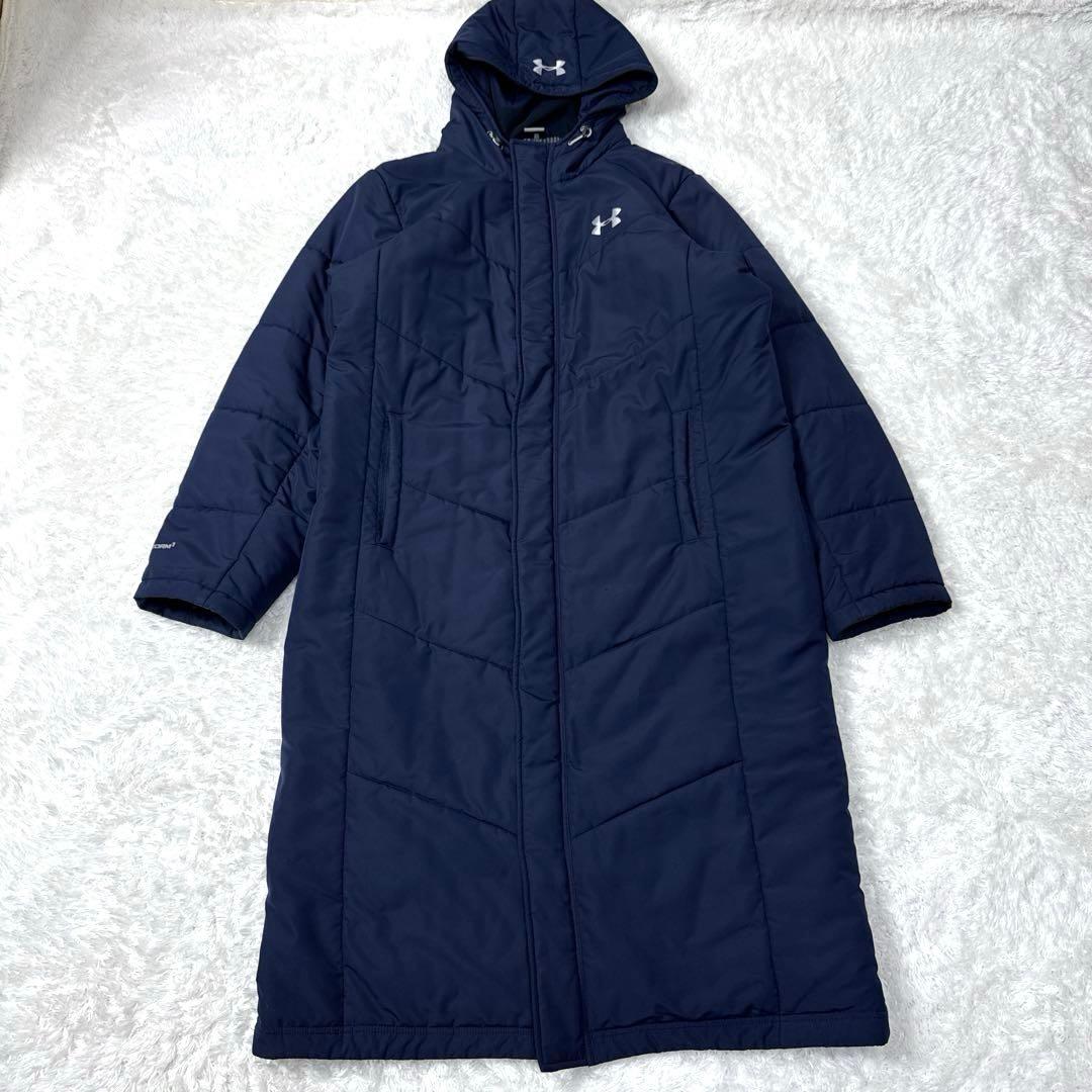 UNDER ARMOR ベンチコート XXL ネイビー アンダーアーマー