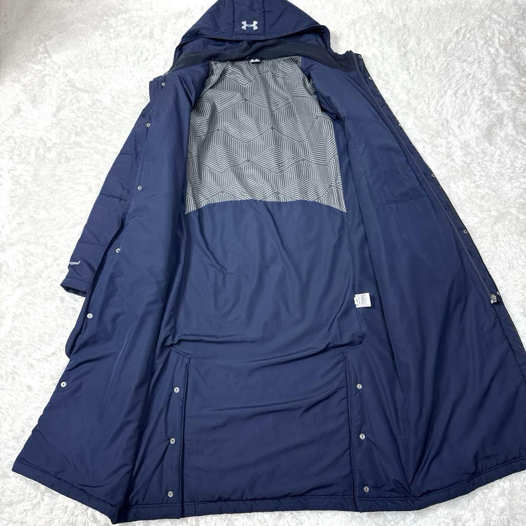 UNDER ARMOR ベンチコート XXL ネイビー アンダーアーマー