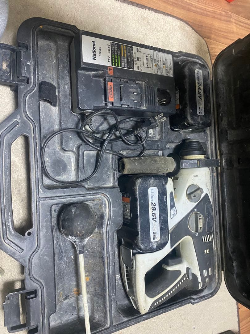 Panasonic ハンマードリル　28.8v 中古品