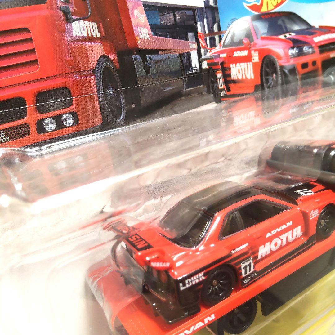 hotWheels ホットウィール チームトランスポート スカイライン ER34