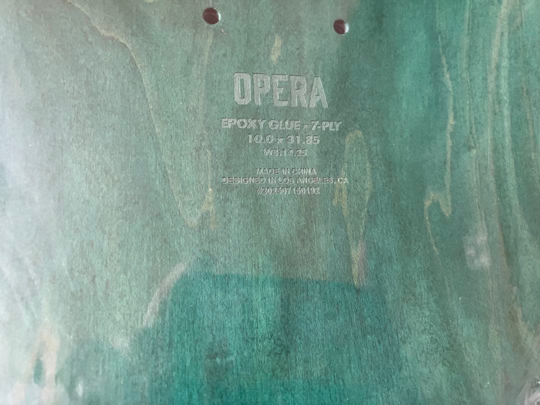 スケートボード OPERA SKATEBOARD DECK FACE 10inch