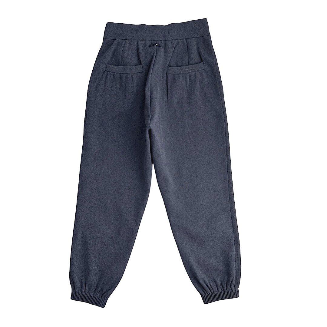 498 PGG ユニセックス 定価33,000円 イージーパンツ ネイビー系 L