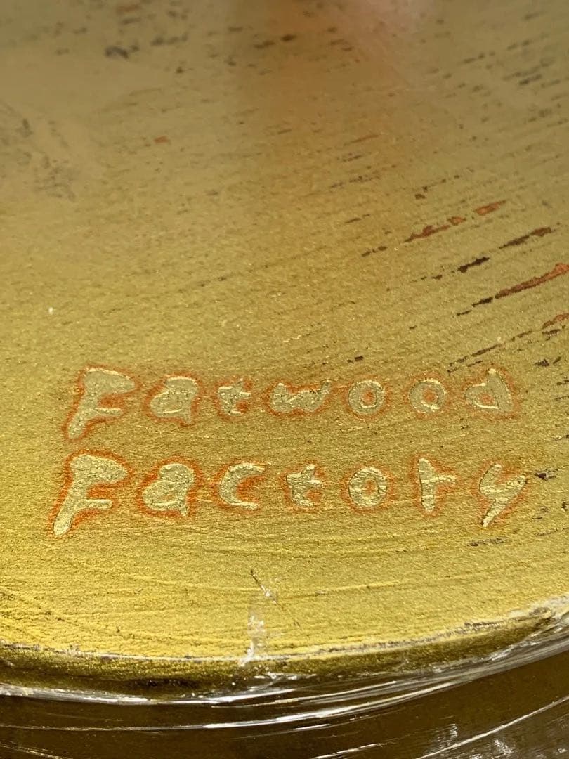 【激レア】FatwoodFactoryファットウッドファクトリー金箔貼 薪割り台