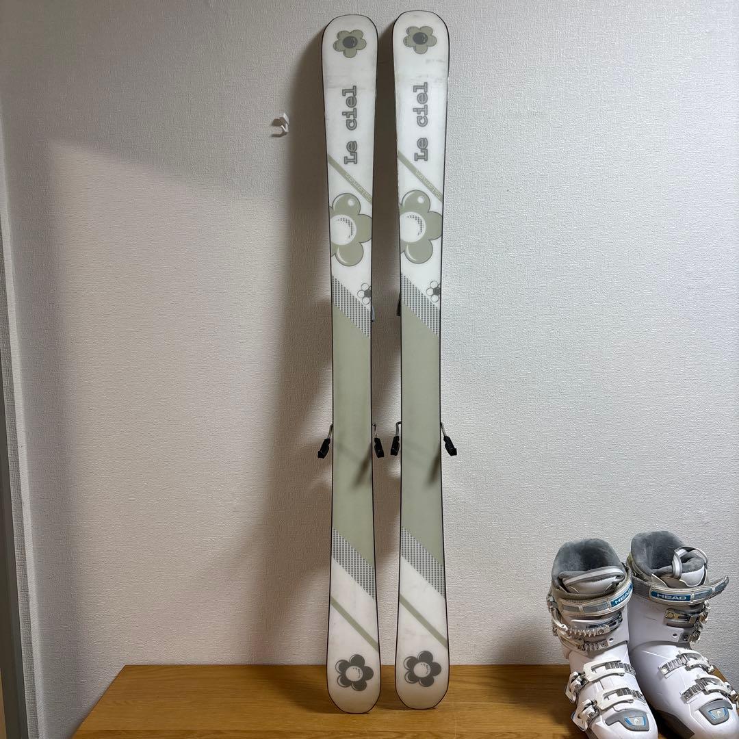 レディーススキーセット　head 23-23.5cm SALOMON 131cm