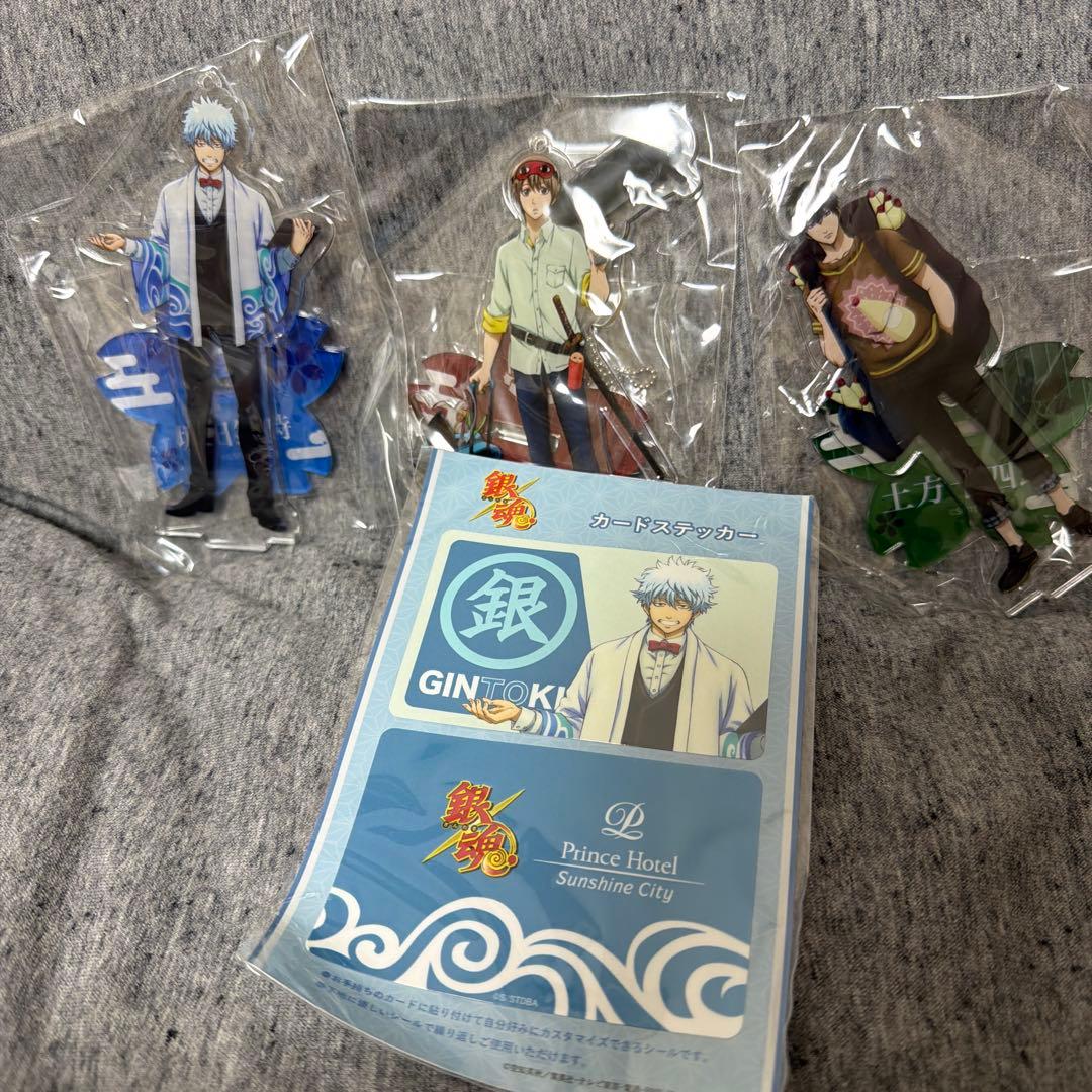 銀魂 アクリルスタンド　3種　プリンスホテル限定ver.