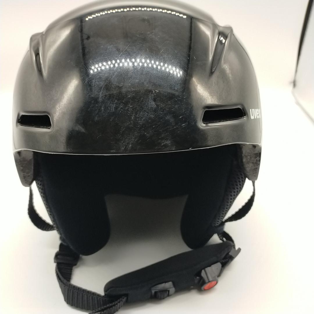 美品　uvex ウベックス　ヘルメット　ブラック　スキースノボ　54-58cm