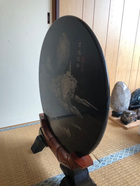 石彫刻置き物