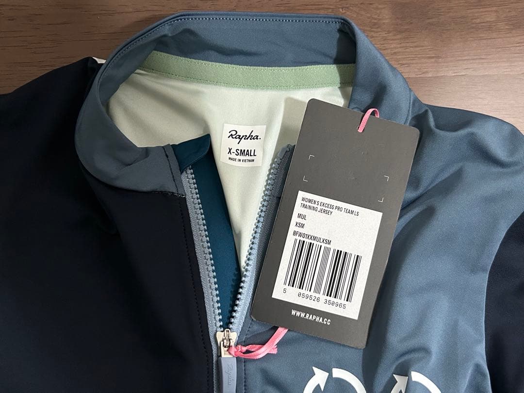 Rapha エクセス プロチーム ロングスリーブ トレーニング ジャージ XS