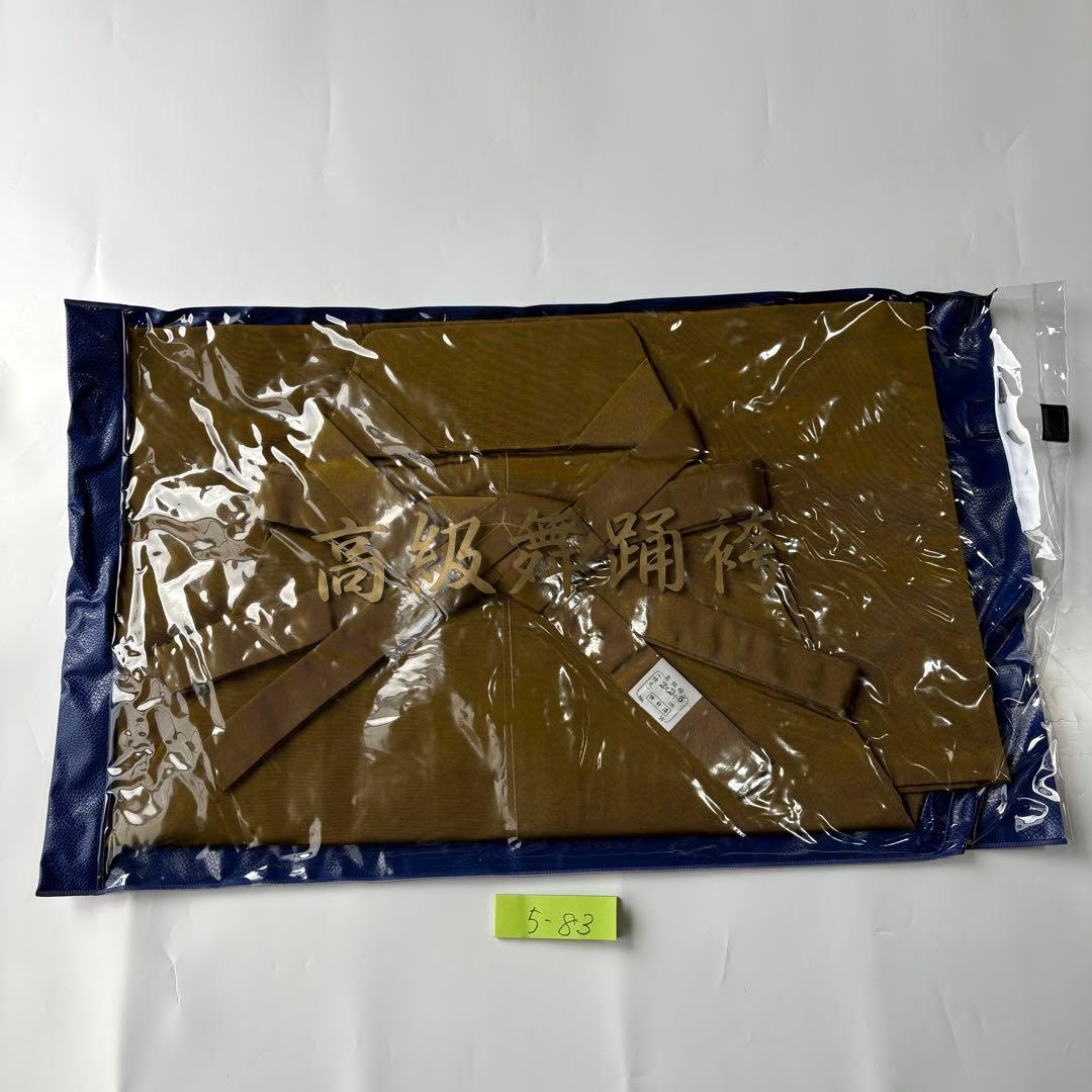 (5-83)馬乗袴　2尺2寸5分　金茶色　無地　踊袴