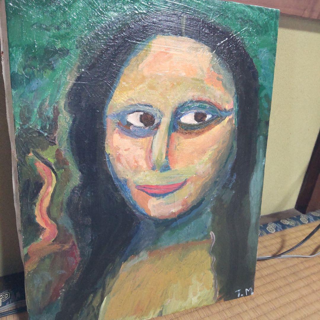 微笑みの絵　人物画
