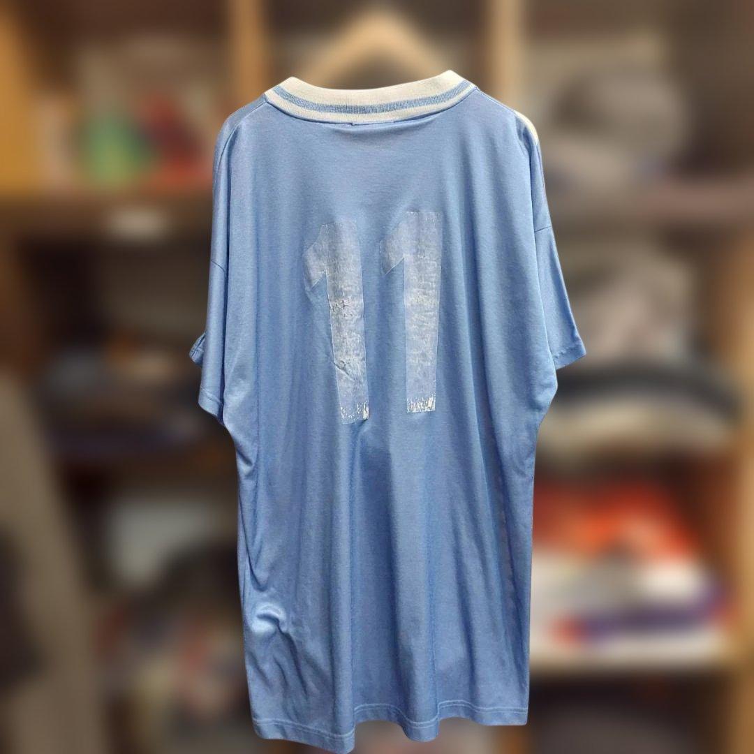 ９０年代前半 adidas 水色 シャツ XL 背番号11