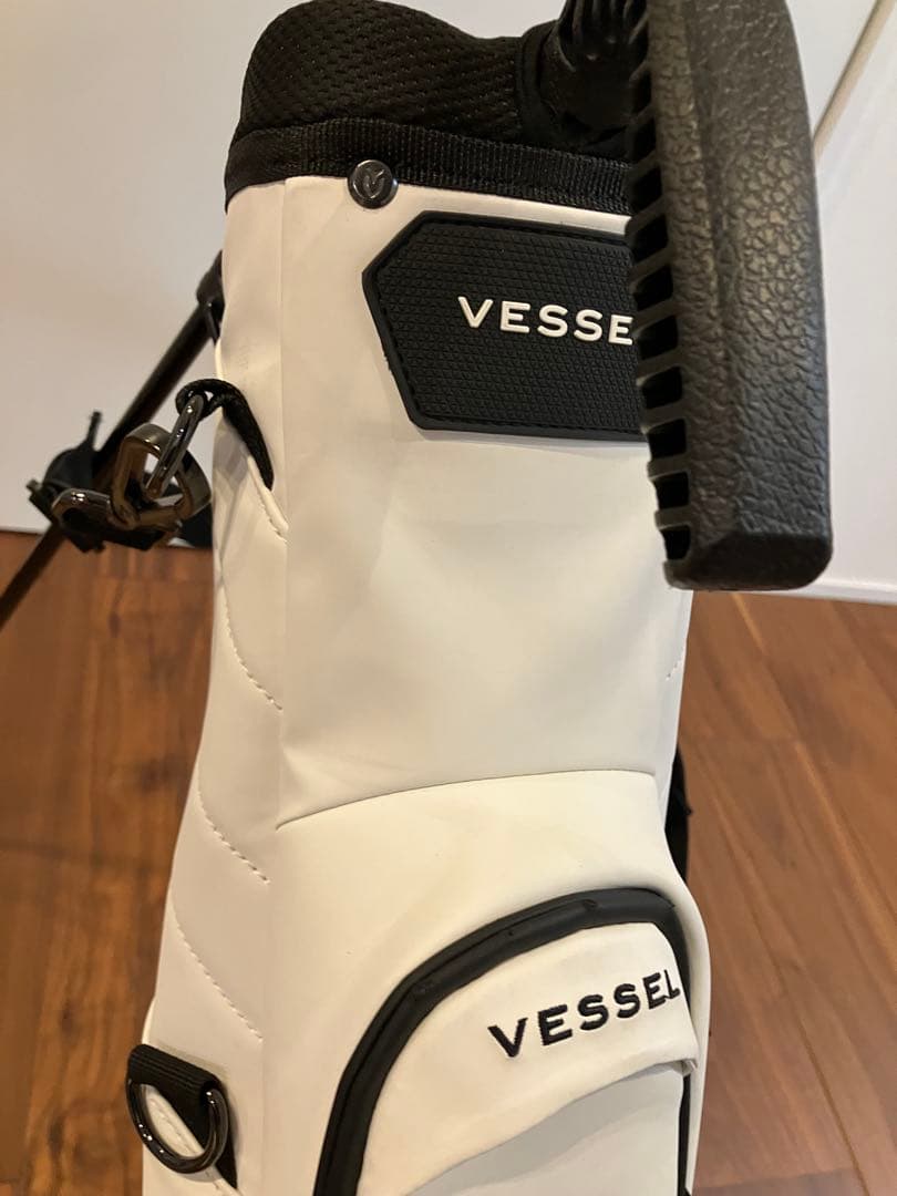VESSEL べセル PENCIL BAG セルフスタンドバッグ ホワイト