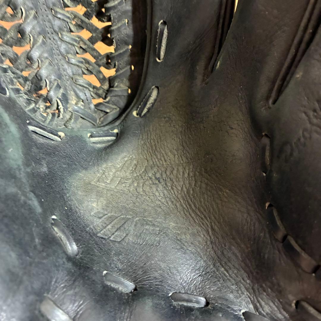 ZETT 一般軟式 グローブ グラブ 内野用 レアモデル 良品 三本指