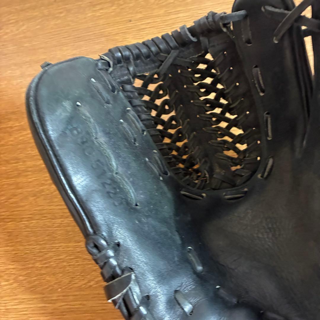 ZETT 一般軟式 グローブ グラブ 内野用 レアモデル 良品 三本指