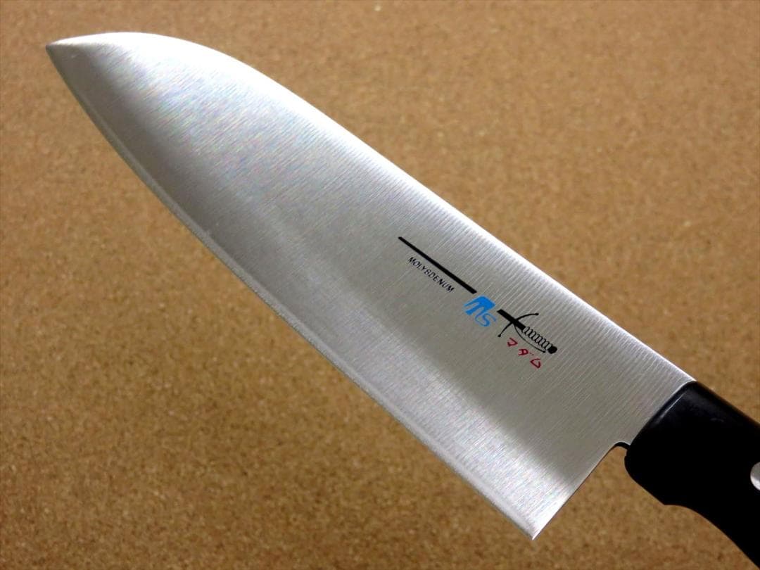 関の刃物 三徳包丁 170mm 丸柄 クロムモリブデン 肉切 魚処理 万能包丁