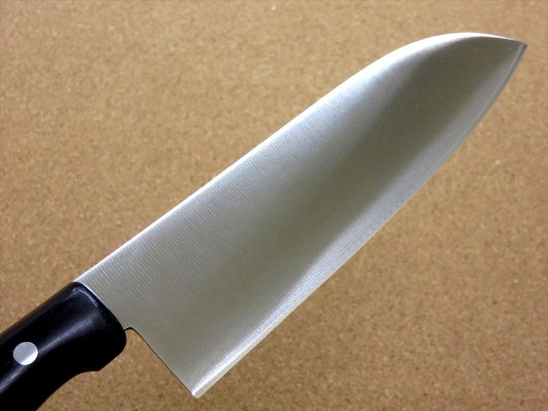 関の刃物 三徳包丁 170mm 丸柄 クロムモリブデン 肉切 魚処理 万能包丁