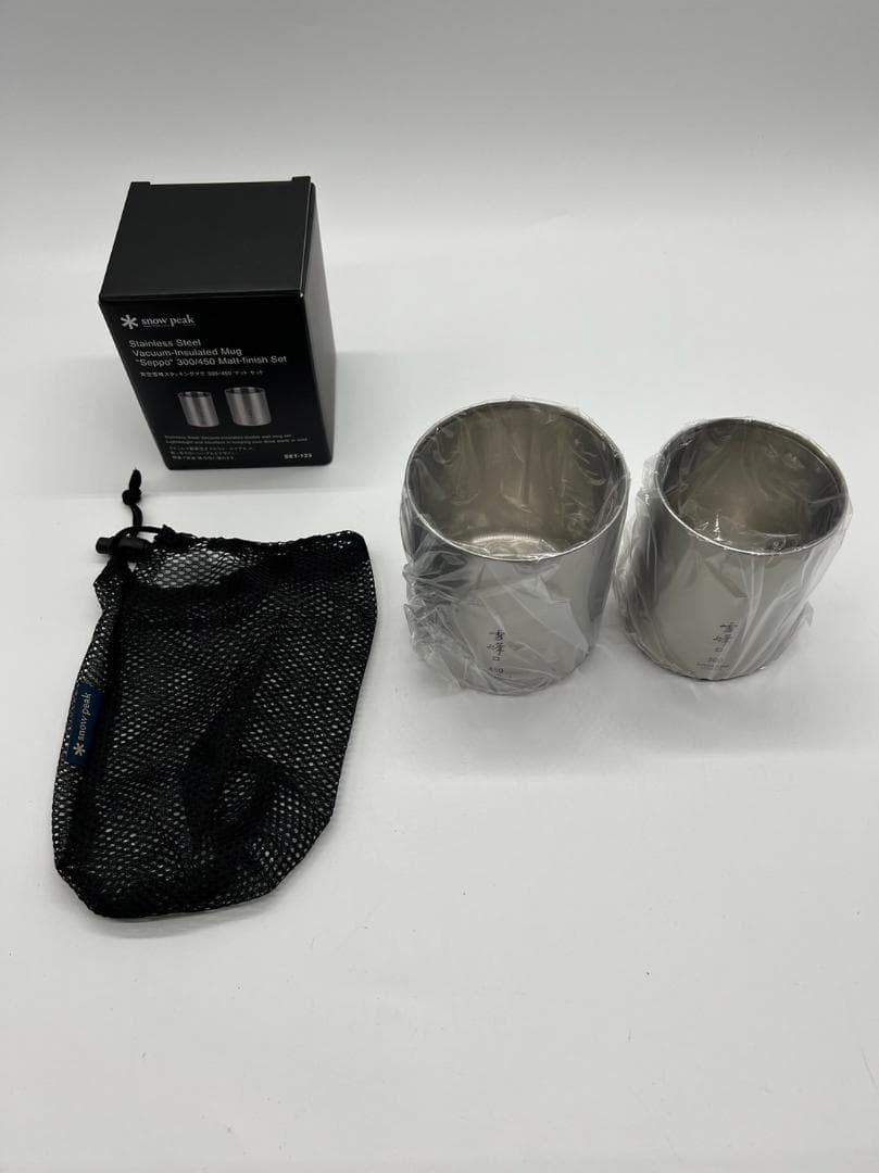 スノーピーク 真空雪峰スタッキングマグ 300/450  セット SET-123