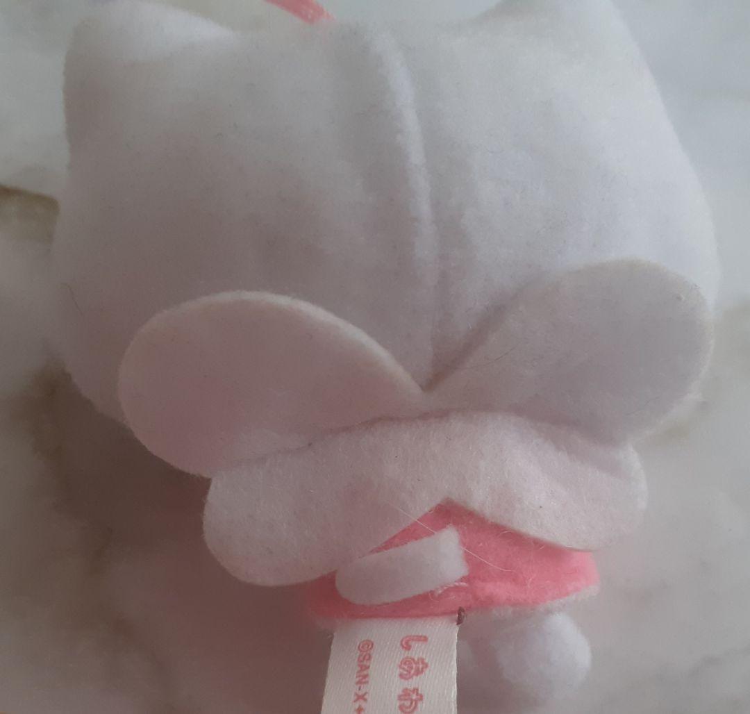 【激レア】San-X しあわせにゃんこ ぬいぐるみマスコット ピンク 平成レトロ