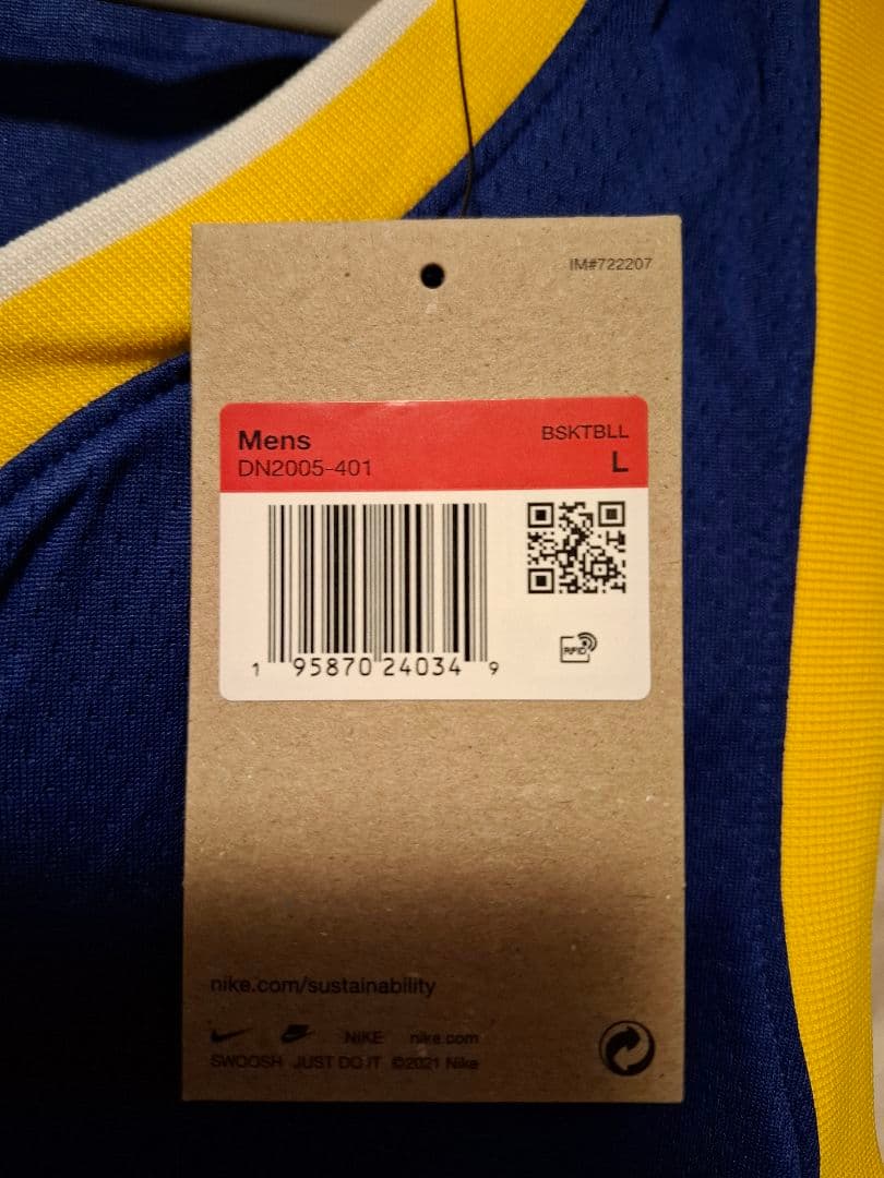 Nike Golden State Warriors ユニフォーム L