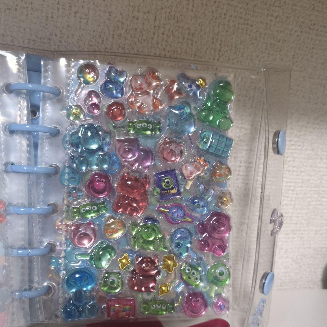 シール帳　完成品 ナイトメア・ビフォア・クリスマス＆プーさん ステッカーシート