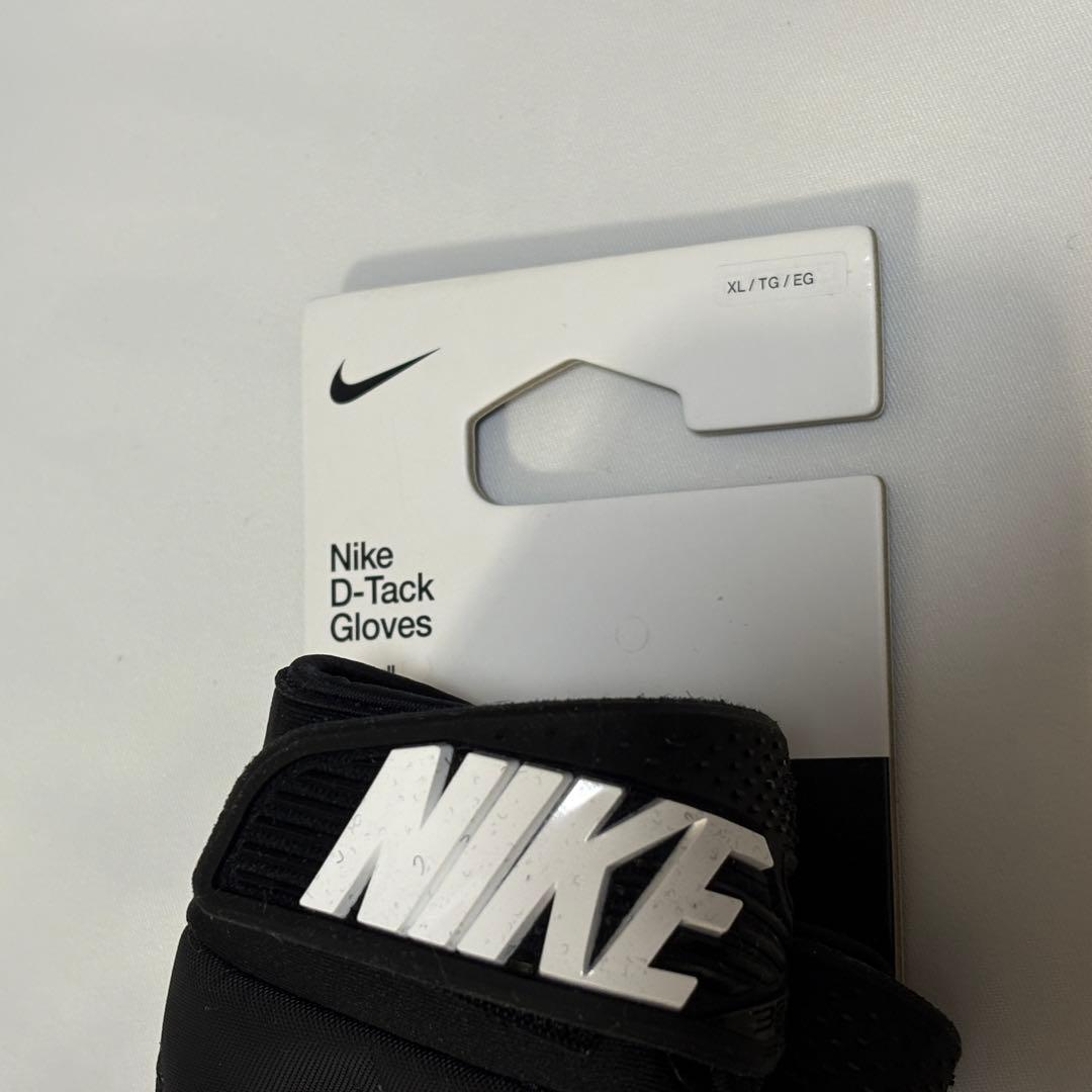 【新品】 アメフト NIKE D Tack 7.0　グローブ Black　XL