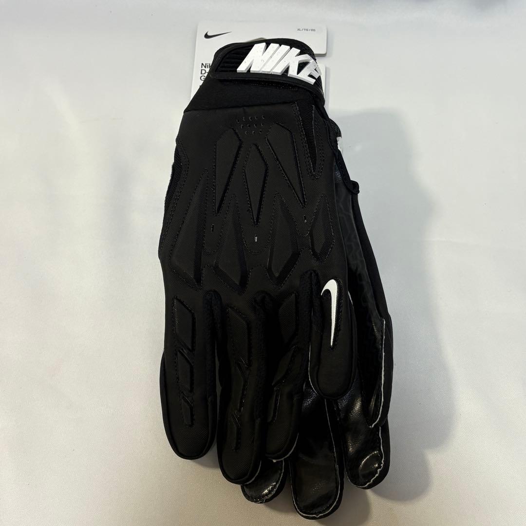 【新品】 アメフト NIKE D Tack 7.0　グローブ Black　XL