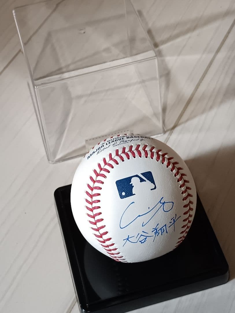 ケース付き！MLB公式球　大谷翔平　直筆サインボール　ドジャース