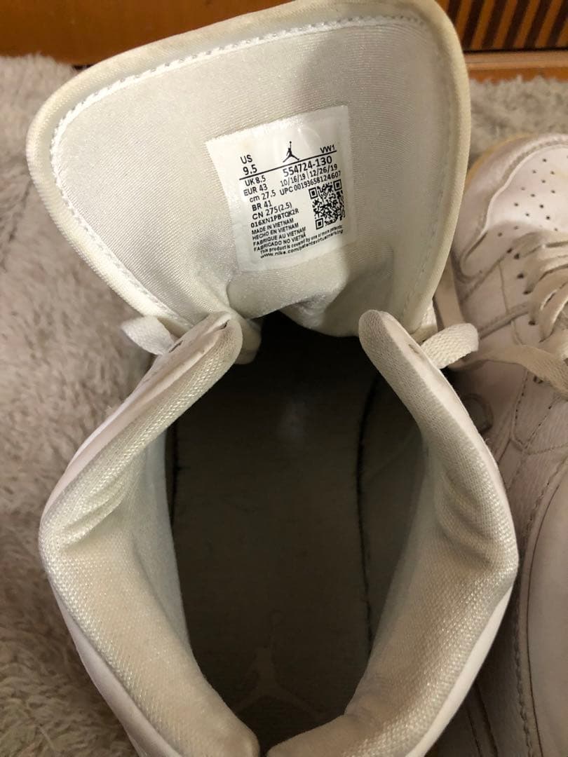 Air Jordan ハイカットシューズ ホワイト