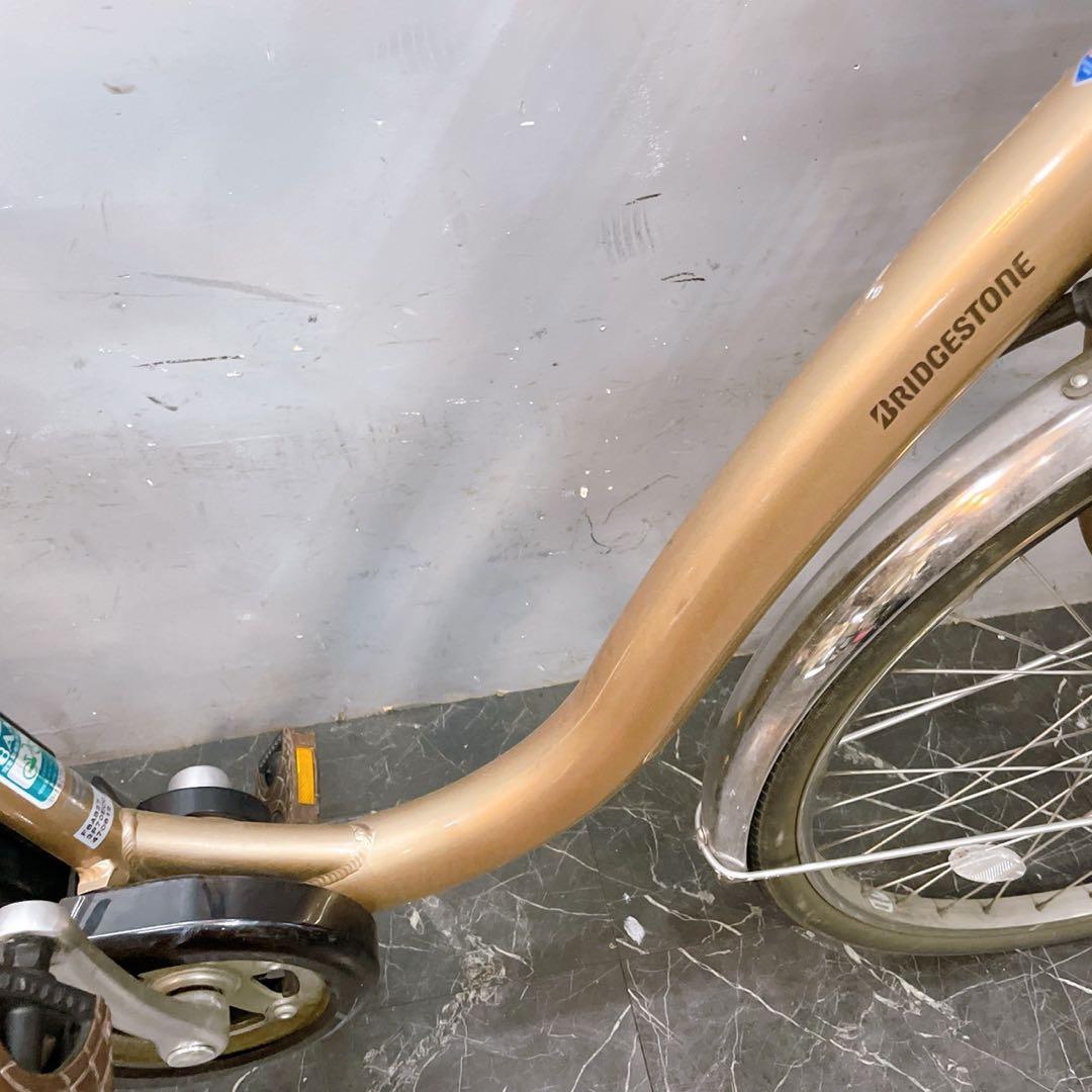 引き取り【33】電動自転車 ブリヂストン FRONTIA ゴールド 26インチ