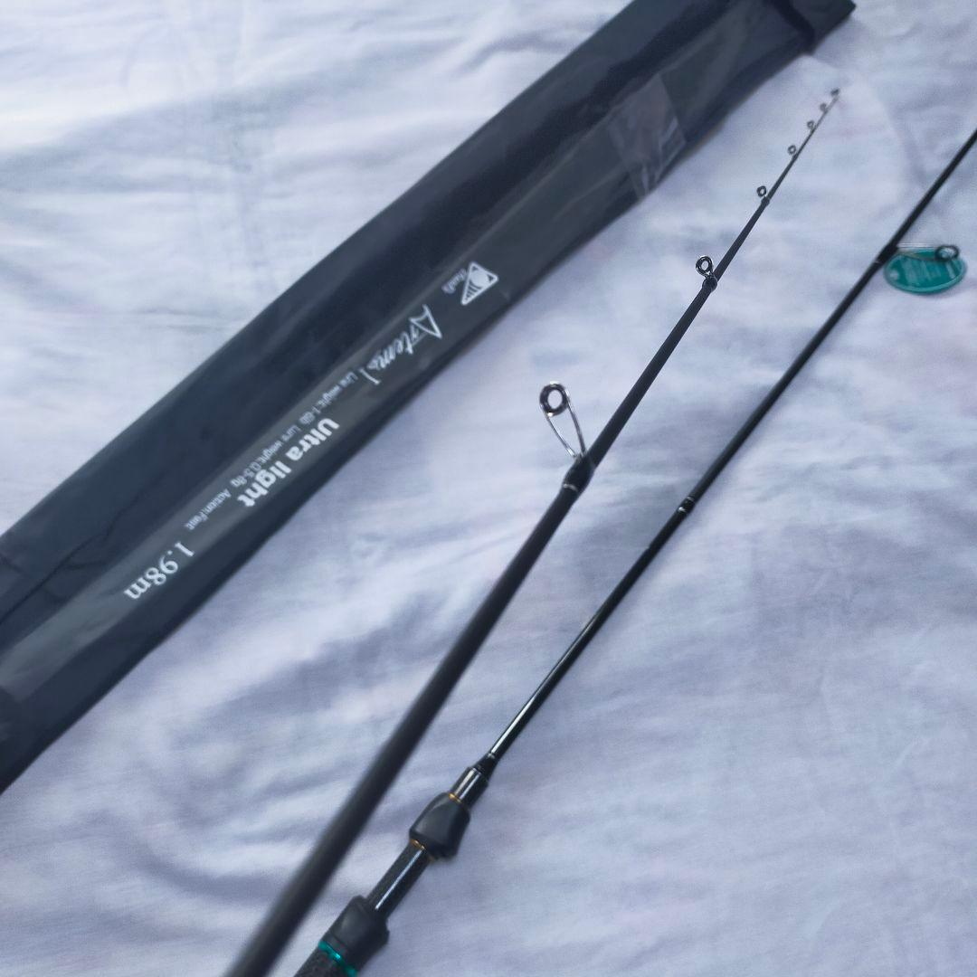 【新品２本セット】6.6ftスピニングロッドUL　アジングやメバリング、トラウト