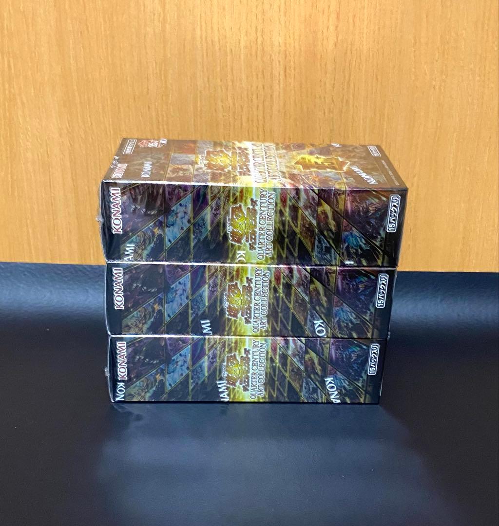 遊戯王 QUARTER CENTURY ART COLLECTION 3BOX