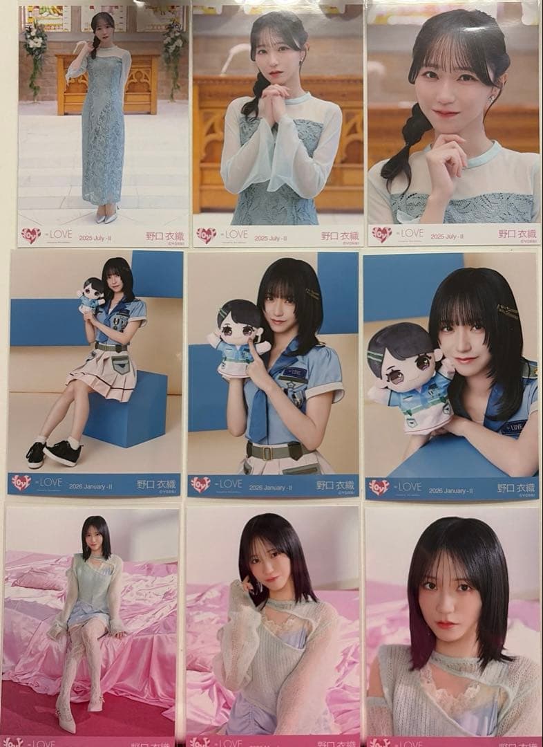 =LOVE イコラブ 野口衣織 生写真 コンプ まとめ売り