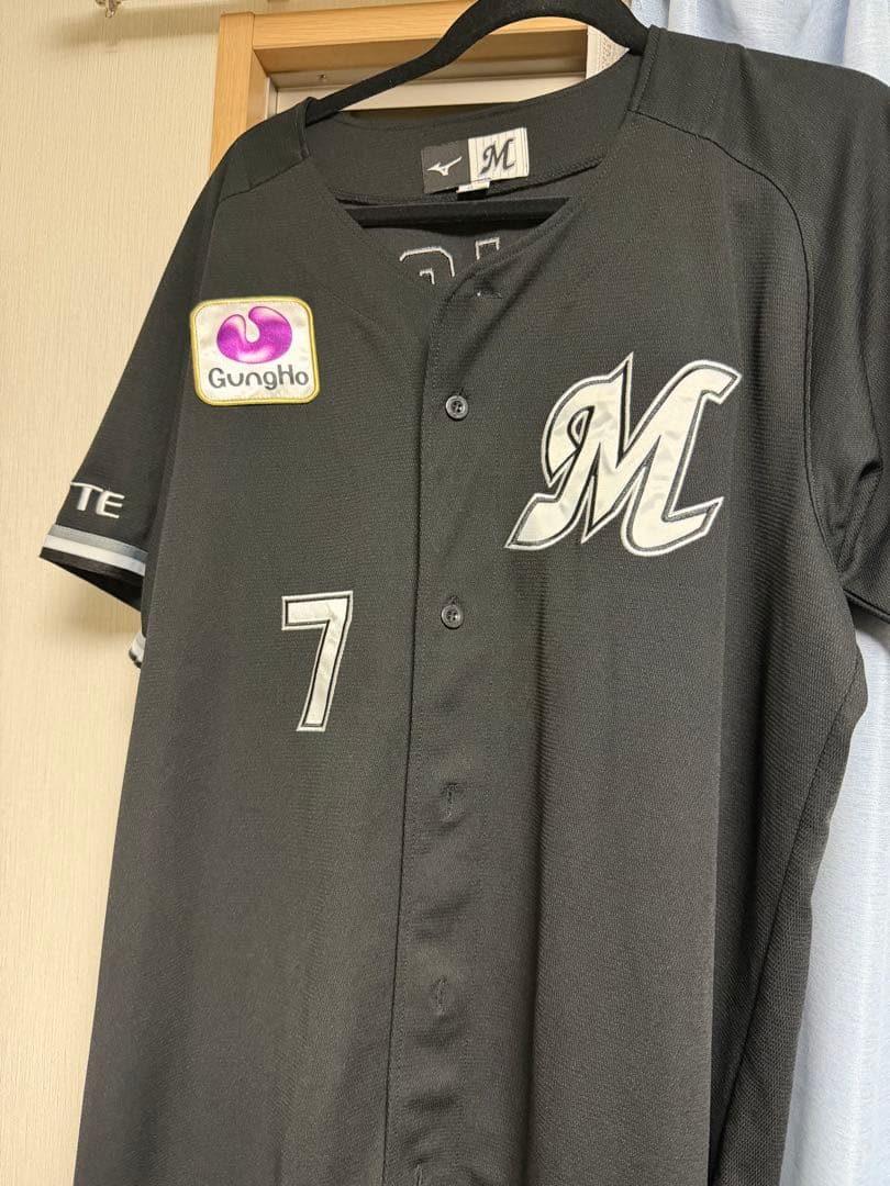 千葉ロッテマリーンズ 藤岡裕大選手 ユニホーム ホーム×ビジターセット XL
