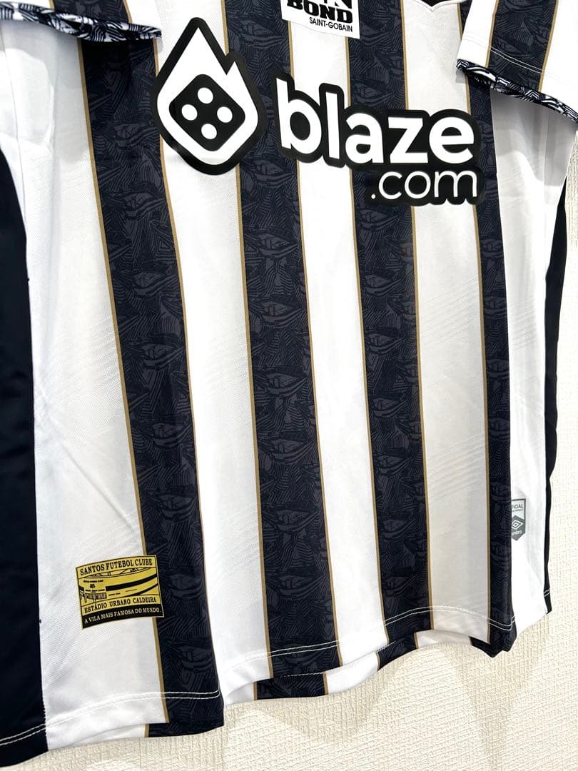 新品タグ付き　2025 サントスFC アウェイジャージ　ネイマールNo.10