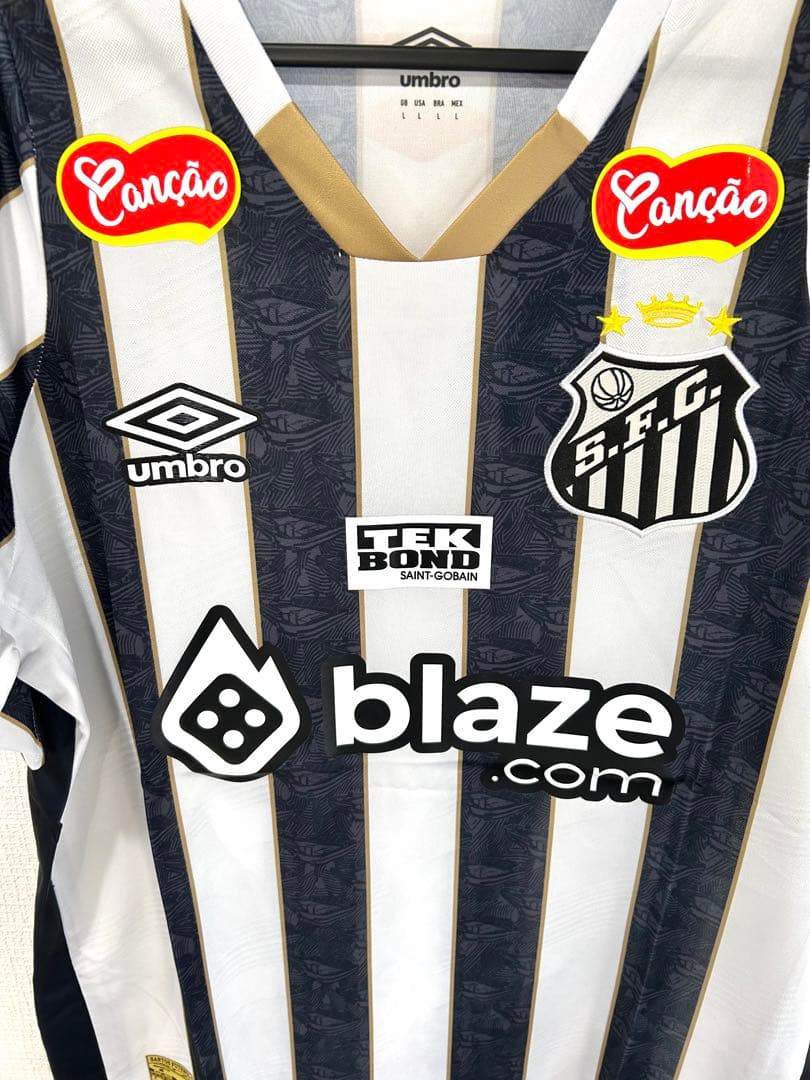新品タグ付き　2025 サントスFC アウェイジャージ　ネイマールNo.10