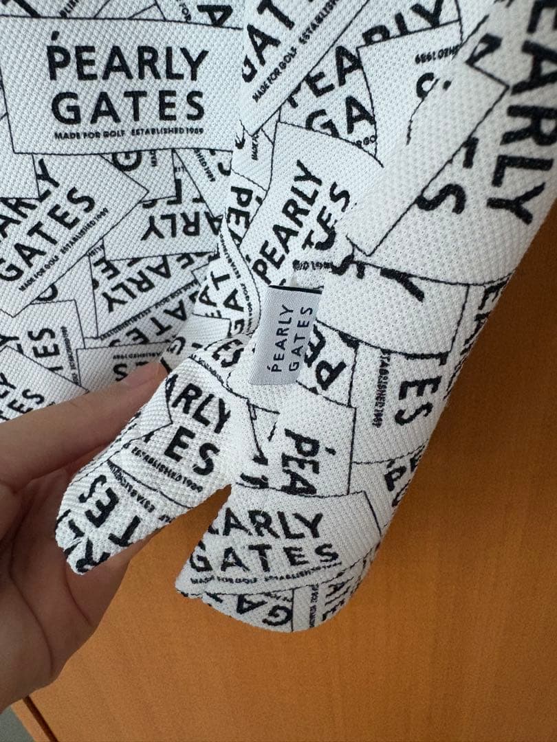 【タグ付き新品】☆PEARLY GATES☆プリント柄ポロシャツ☆サイズ0