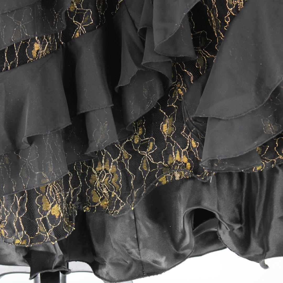 【美品 社交ダンス衣装】ブラック prima boutique ワンピース