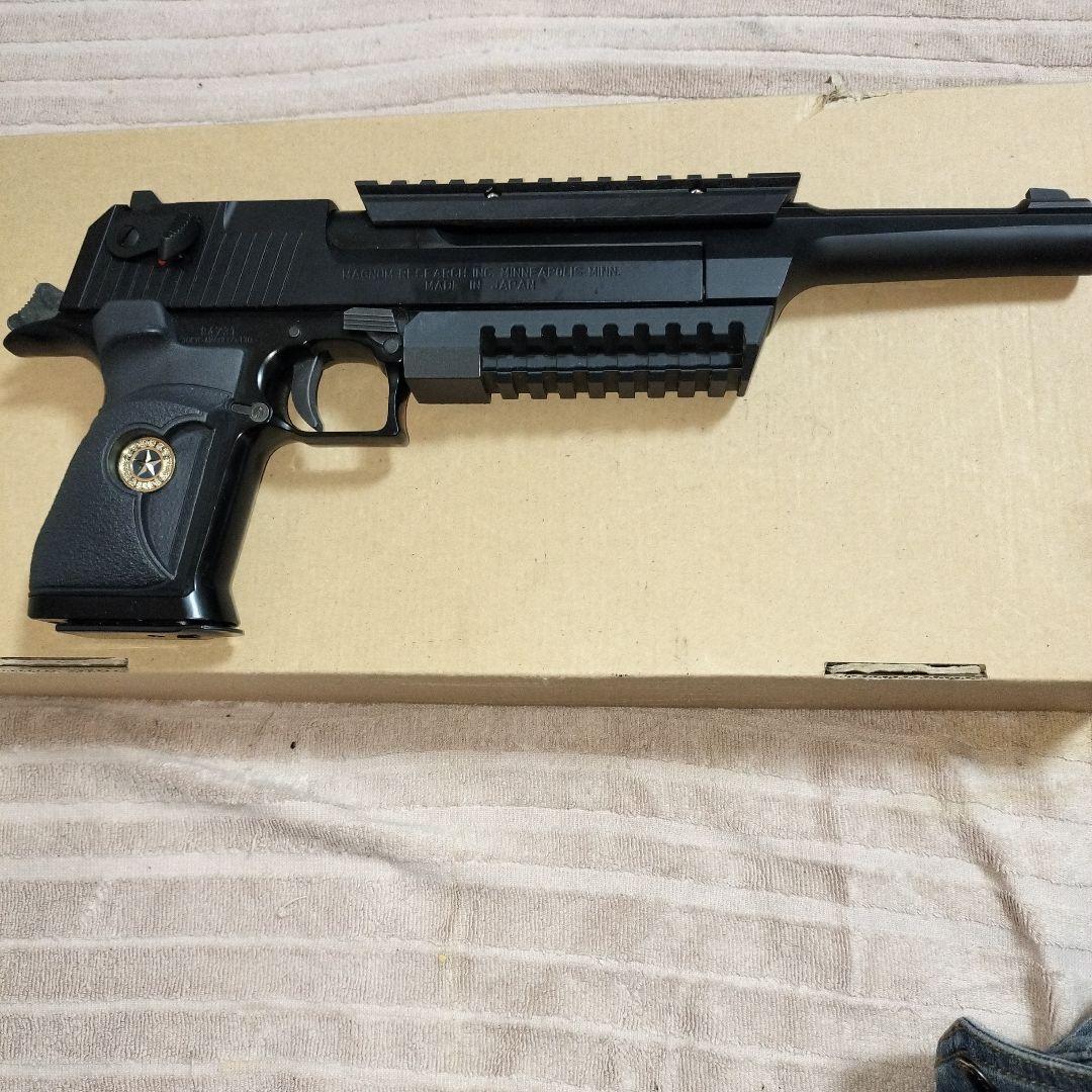 日本製東京マルイデザートイーグルカスタムガスガン ピカティニーレール付き