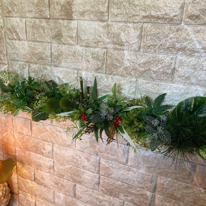 光触媒　人工観葉植物　ウォールグリーン　造花　インテリア1880和風