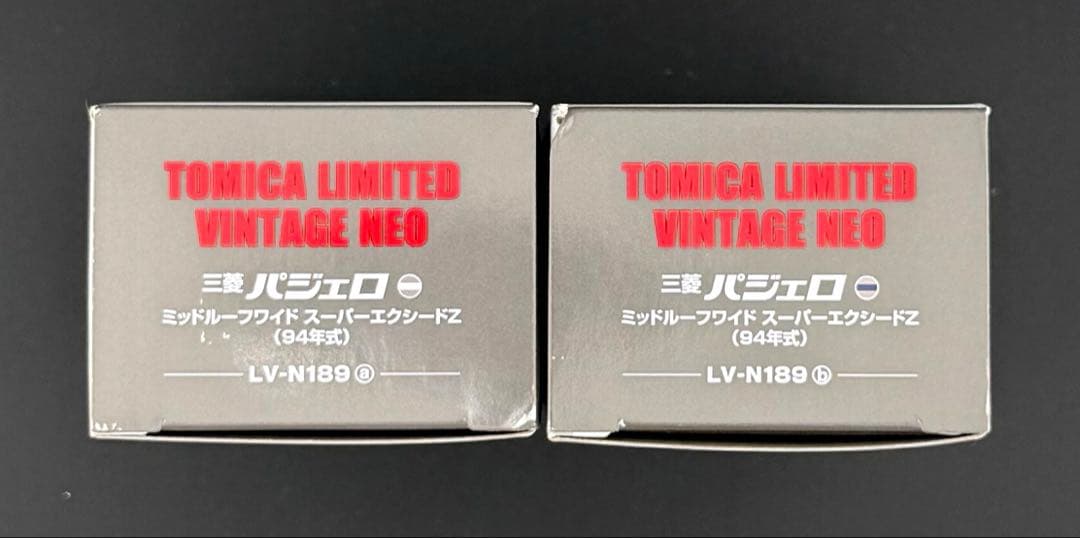 【新品】TOMICALIMITEDVINTAGENEO 三菱パジェロ2台セット