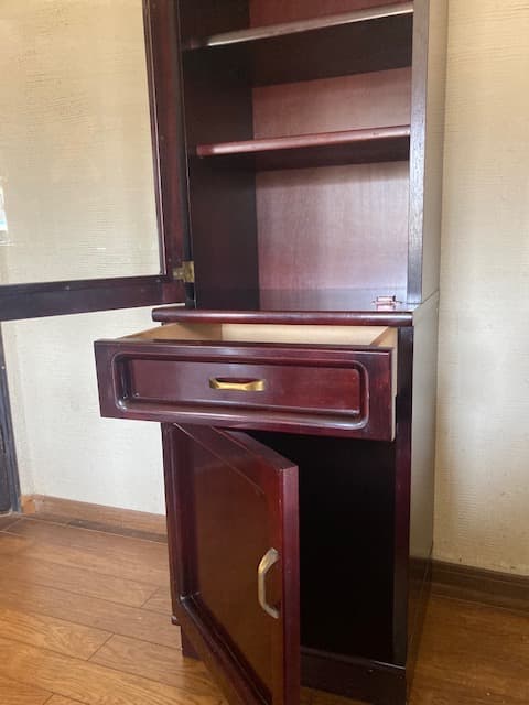 オールドカリモク　スリムカップボード特別バーゲンセール