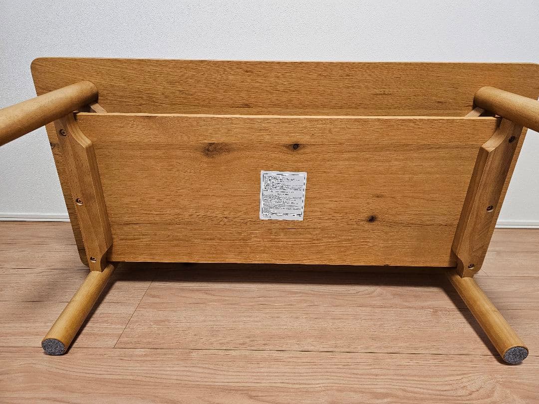 【無印良品/MUJI】ローテーブル（木製/長方形座卓/机/ナチュラル）