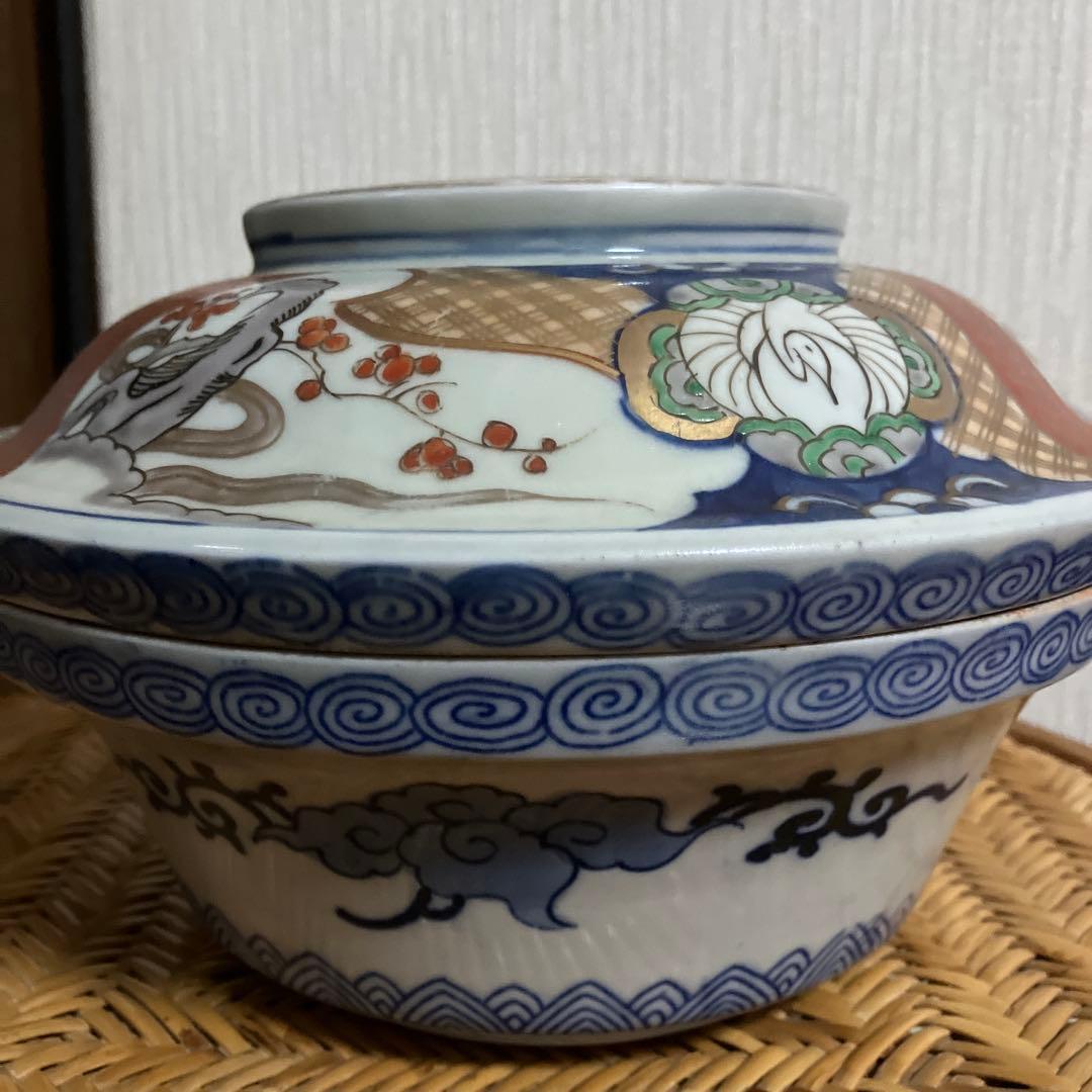 古伊万里蓋物