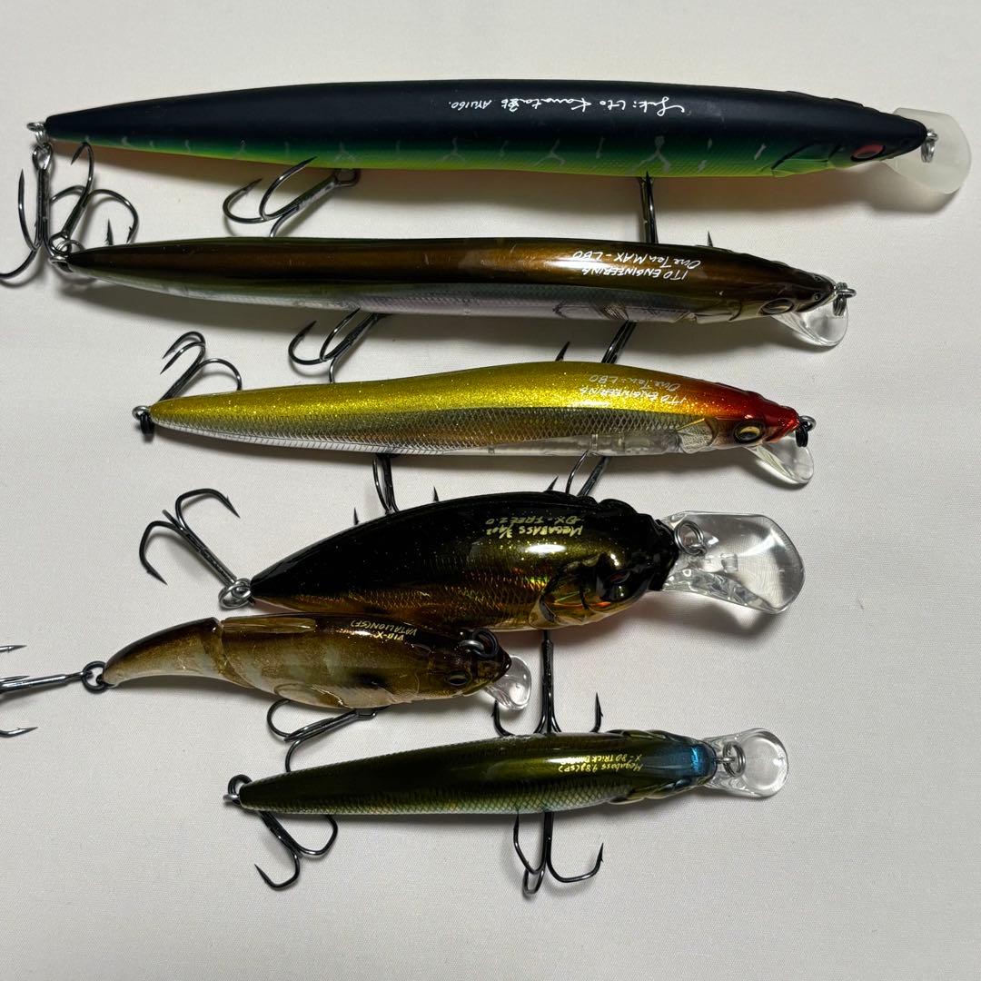 バス釣り用 ハードルアー 6点セット
