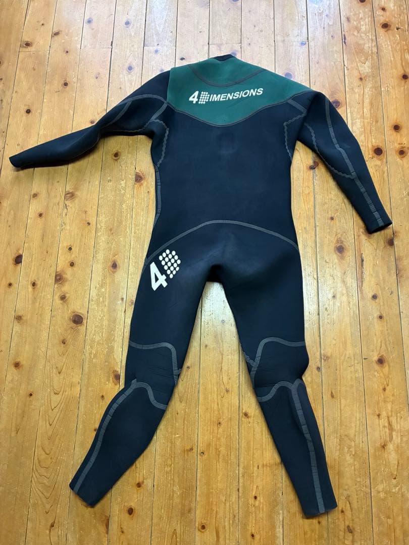4Dウエットスーツ　フルスーツ 2.5/2.5mm XL