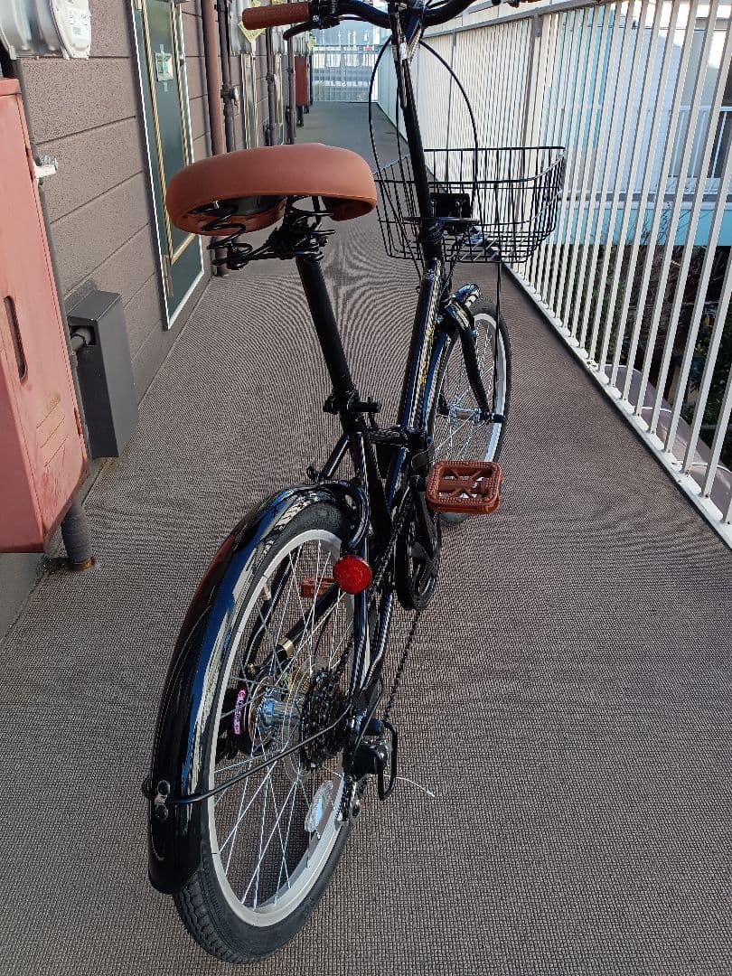 折りたたみ自転車20インチ6段ギア