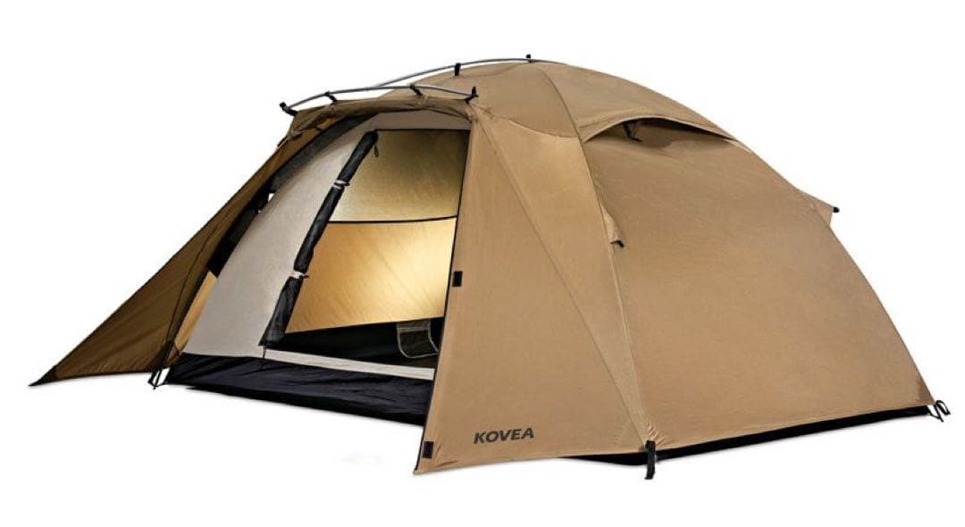 テント KOVEA ベージュ ドーム型テント 2人用 キャンプ