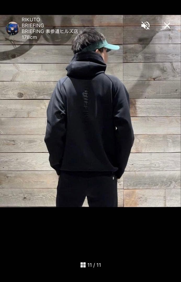「土日限定SALE」BRIEFING WARM 3D LOGO PARKA